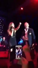 بالفيديو.. وصلة رقص بين ساويرس ونانسي عجرم في قبرص‎