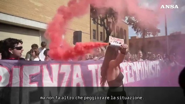 A Roma manifestazione studentesca contro la violenza di genere