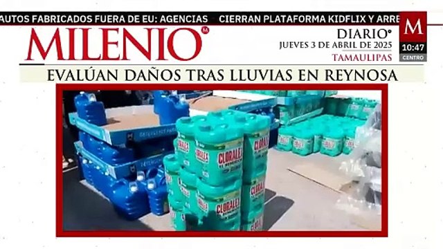 Autoridades evalúan daños por lluvias en Reynosa, Tamaulipas; dos personas murieron ahogadas