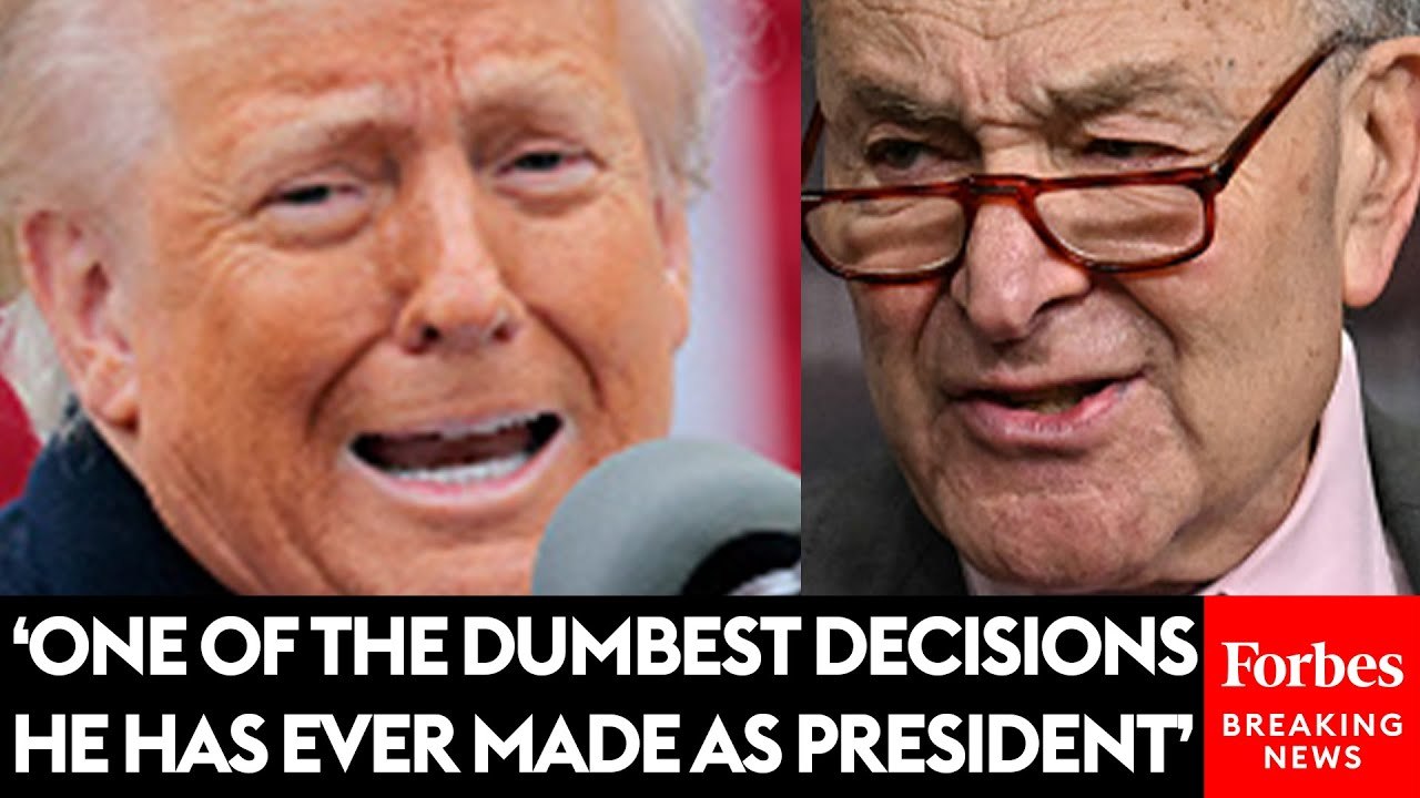 Chuck Schumer Torches Trump's Tariffs, Urges House Vote On Resolution Reversing Canada Tariffs