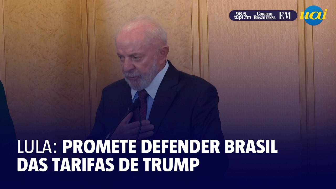 Lula promete tomar ‘todas medidas cabíveis’ para defender Brasil das tarifas de Trump