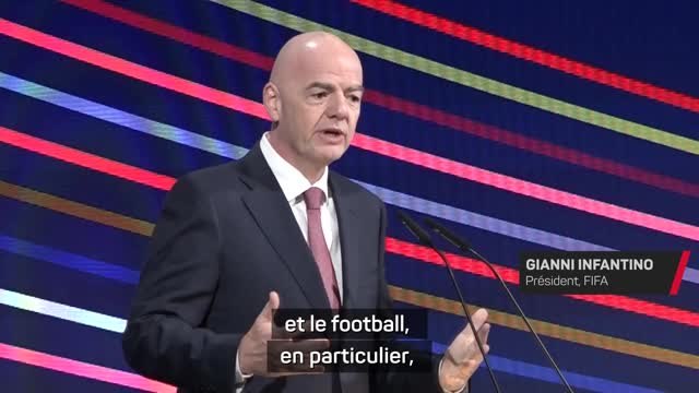International - Le patron de la Fifa Gianni Infantino espère une réintégration de la Russie