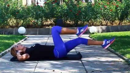 حرق دهون المعدة مع تمارين الدراجة