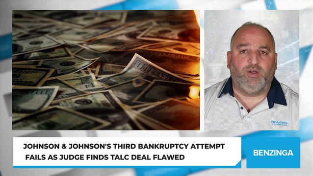 Johnson & Johnson's Third Bankruptcy Attempt Fails As Judge Finds Talc Deal Flawed