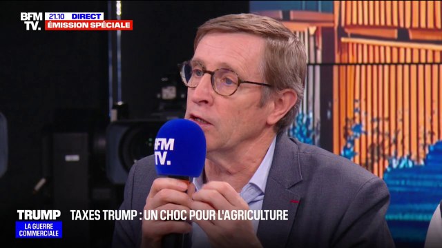 Il n'y aura pas de gagnant, il doit y avoir une solidarité nationale entre les filières : Dominique Chargé, président de Coopération agricole, appelle à réagir avec lucidité aux taxes douanières