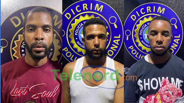 PN ofrece detalles sobre captura de presuntos ladrones en Villa Riva