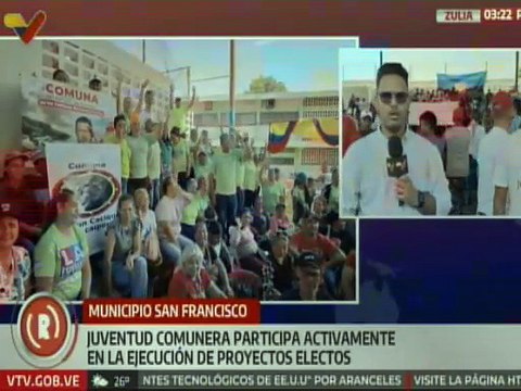 Jóvenes zulianos participan activamente en la ejecución de proyectos electos por las comunas