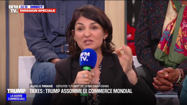 Taxes douanières: Aurélie Trouvé (LFI) appelle à un protectionnisme solidaire face aux annonces de Donald Trump