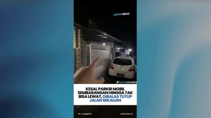 Viral! Warga Kesal Parkir Sembarangan, Balas dengan Tutup Akses Jalan