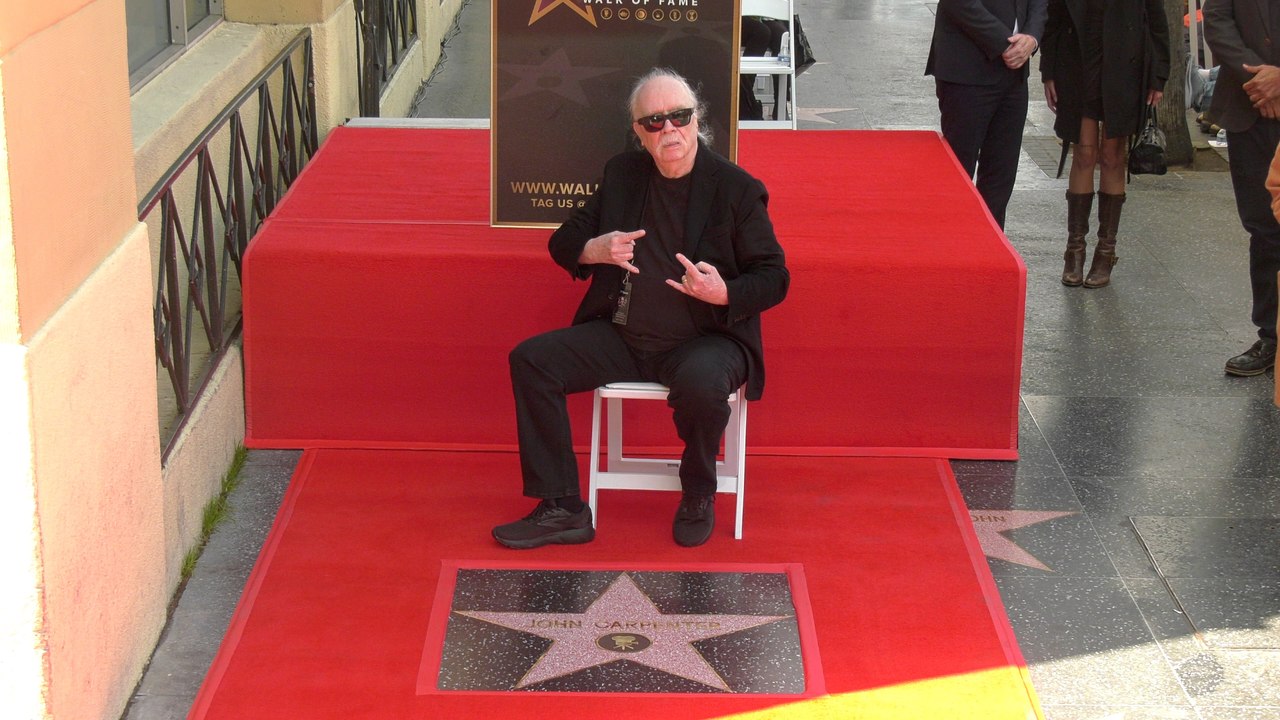 John Carpenter honored with star on the Hollywood Walk of Fame