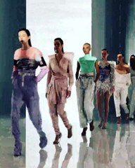 من باريس إلى مصر القديمة، Balmain تتخطى التوقعات في تشكيلة تحتفي بالهندسة والكوتور!