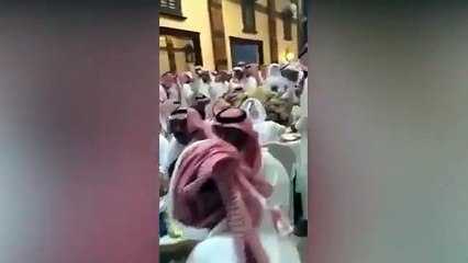 شاهدوا بالفيديو وليمة طعام مهولة في أحدى الافراح بالسعودية