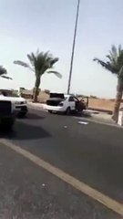 بالفيديو حادث سير يتسبب في تحطم ساهر بالسعودية