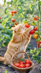 Adorable Cat Decides What's for Lunch! 🐱🍽️