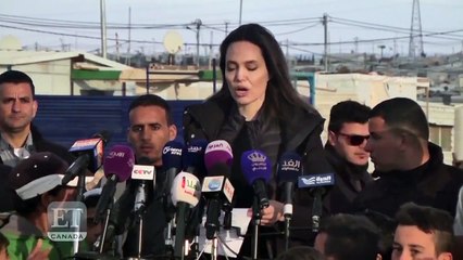 رسالة غاضبة من أنجلينا جولي بعد زيارتها مُخيّماً للاجئين