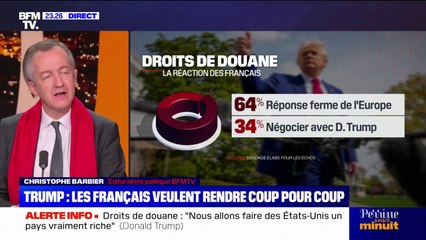 Droits de douane américains: 64% des Français souhaitent une réponse "ferme et réciproque", selon un sondage Elabe