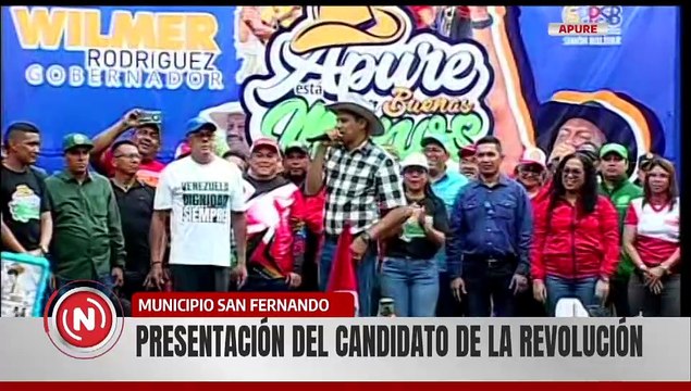 GPPSB presenta a Wilmer Rodríguez como candidato a la gobernación del estado Apure