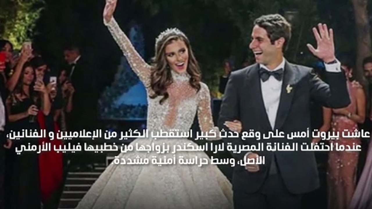 من هي النجمة المصرية التي لبست فستان زفاف من تص...