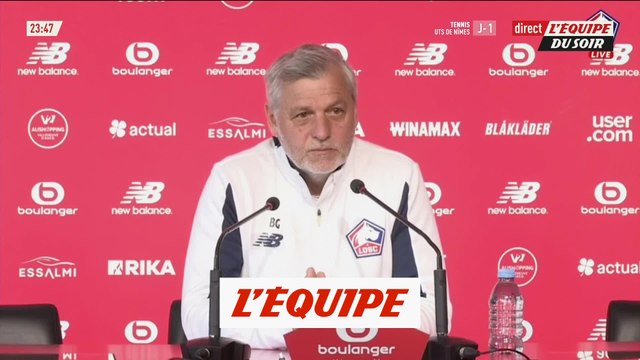 Bruno Genesio lassé par les questions sur Paulo Fonseca - Foot - Ligue 1 - Lille