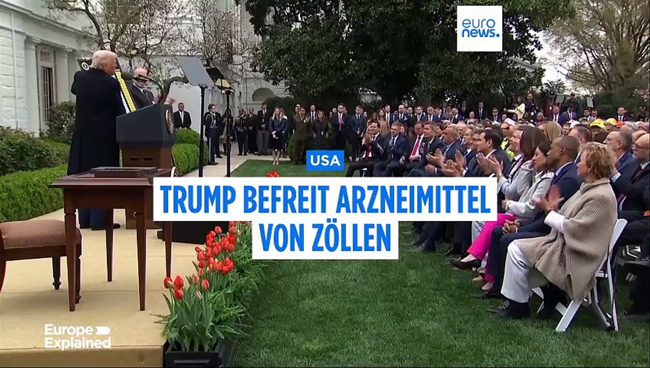 Trumps Zölle: Pharmaindustrie bleibt vorerst verschont