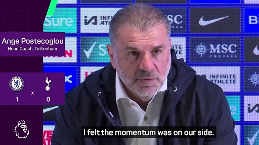 Postecoglou 'not bothered' by fans booing as Spurs lose again