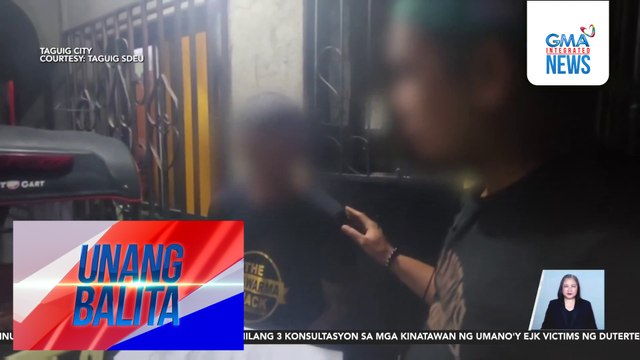 3 drug suspects, arestado sa magkakahiwalay na anti-drug operations sa Taguig | Unang Balita