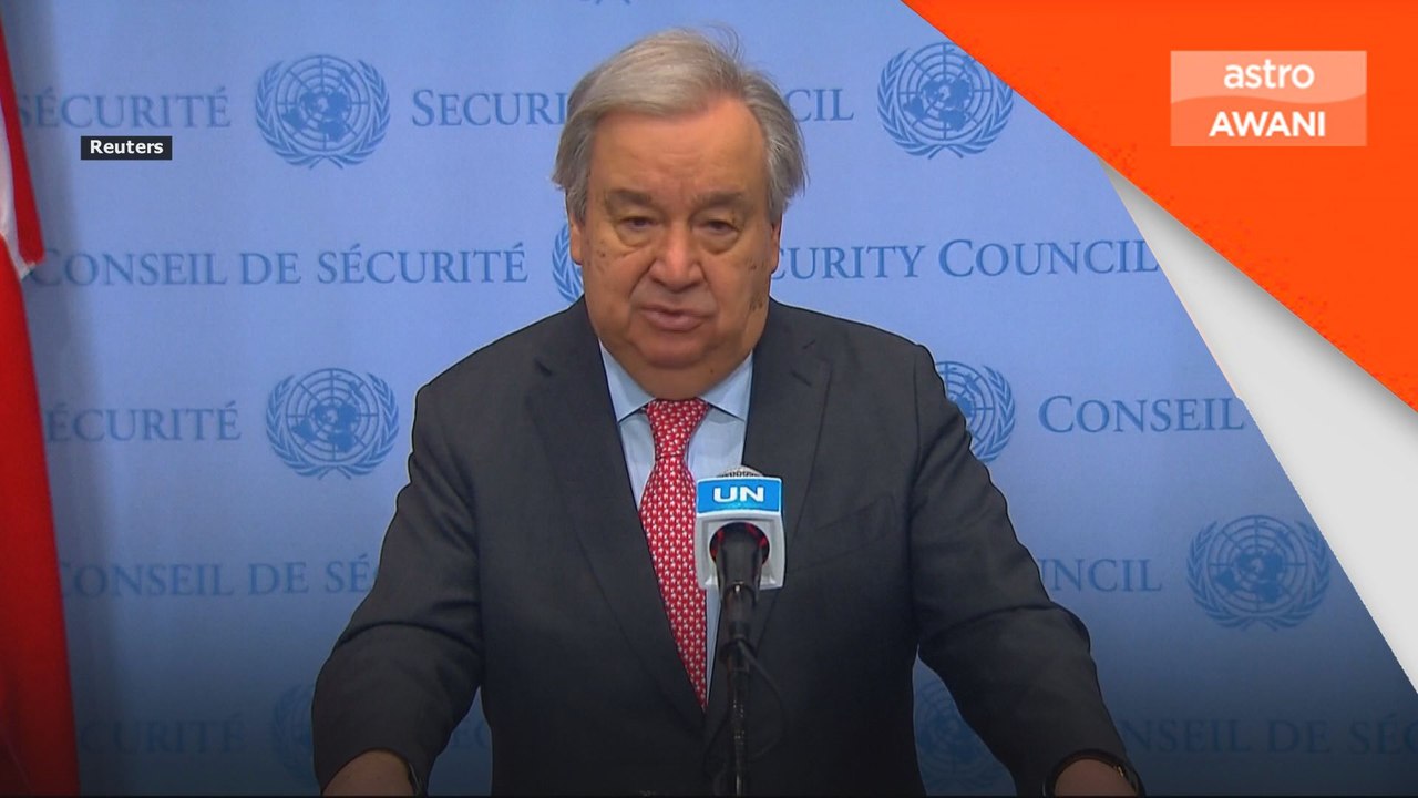 Guterres beri amaran situasi Myanmar susulan gempa bumi