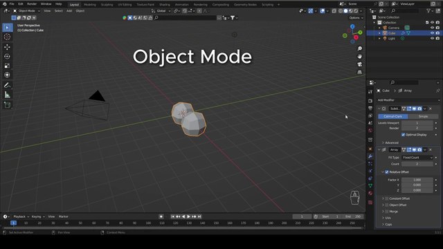 05 Object vs Edit Mode - 3D Modeling in Blender for Beginners