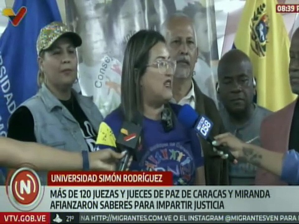 Caracas | Juezas y jueces de paz afianzan saberes para impartir justicia en las comunidades