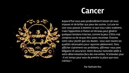 Horoscope quotidien du dimanche 06 avril 2025