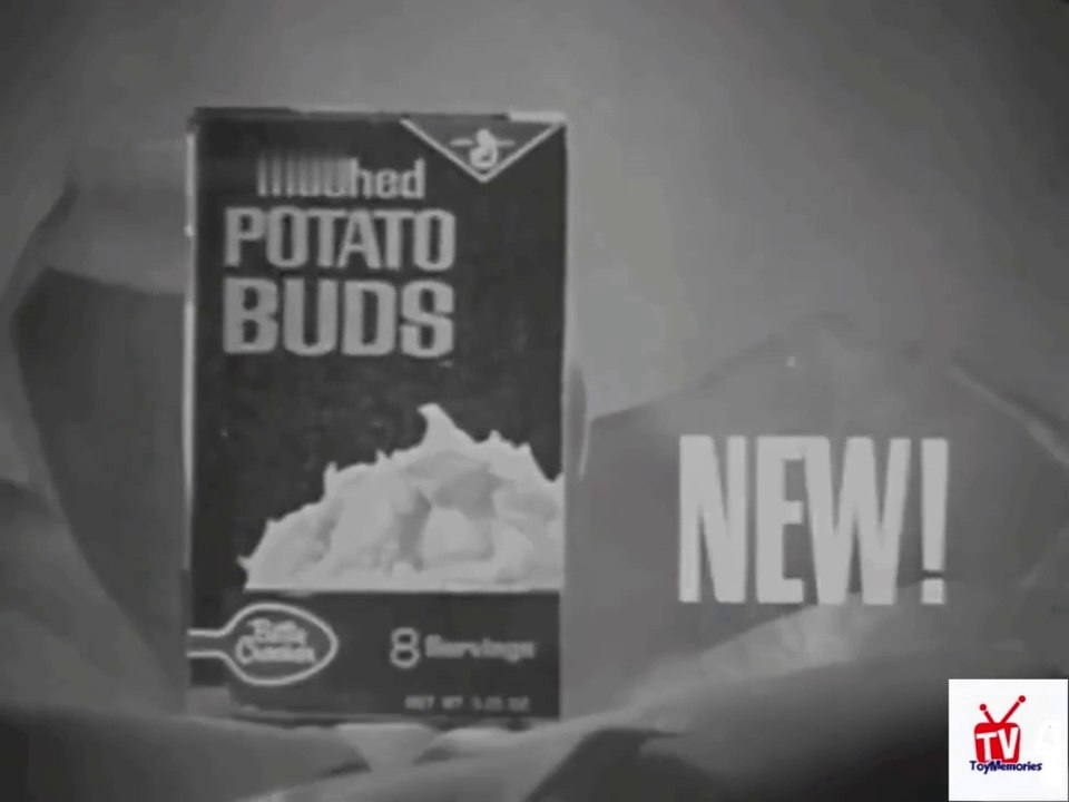 1960s Potato Buds (instant mashed potato) TV commercial