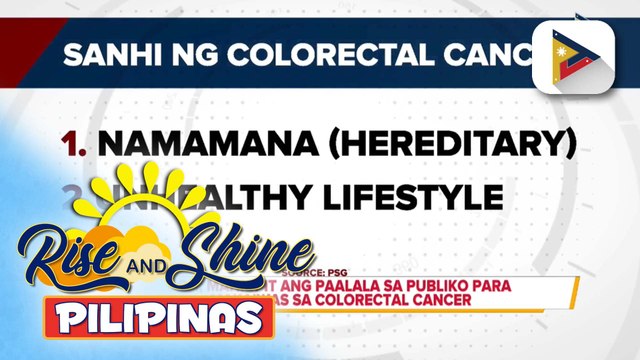 DOH, mahigpit ang paalala sa publiko para makaiwas sa colorectal cancer
