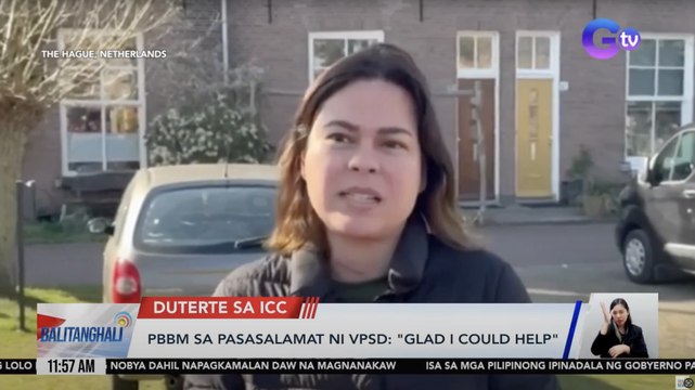 PBBM sa pasasalamat ni VPSD: Glad I could help | Balitanghali