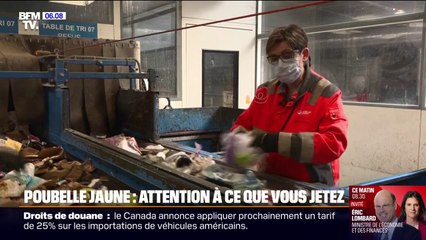 Poubelle jaune: attention aux erreurs quand vous faites le tri