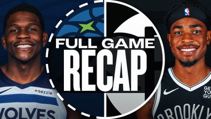 Game Recap: Timberwolves 105, Nets 90