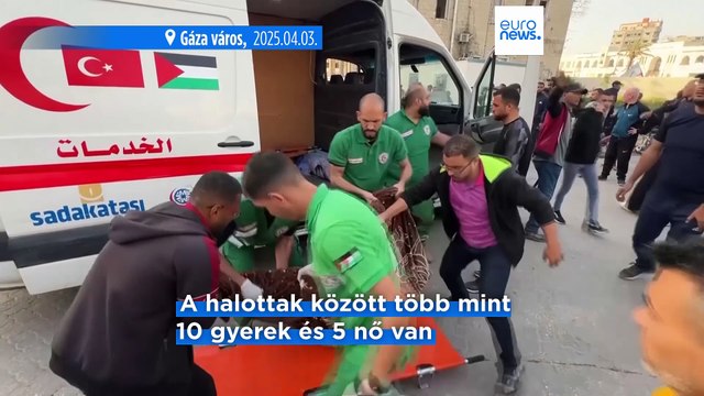 Legalább 100 palesztin halt meg izraeli légicsapásokban a Gázai övezetben