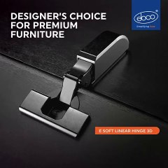 Ebco Linear Hinge - Soft Close