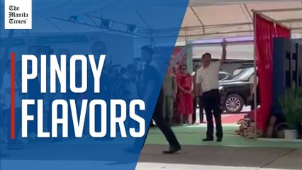 Marcos leads kickoff of Filipino Food Month