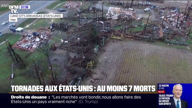 Au moins 7 morts après le passage de violentes tempêtes aux États-Unis