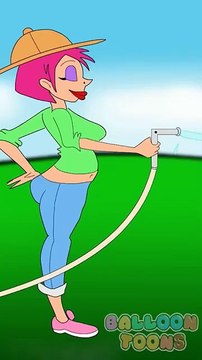 Watering pants instead of plants _balloontoons _animation _loop(360P)