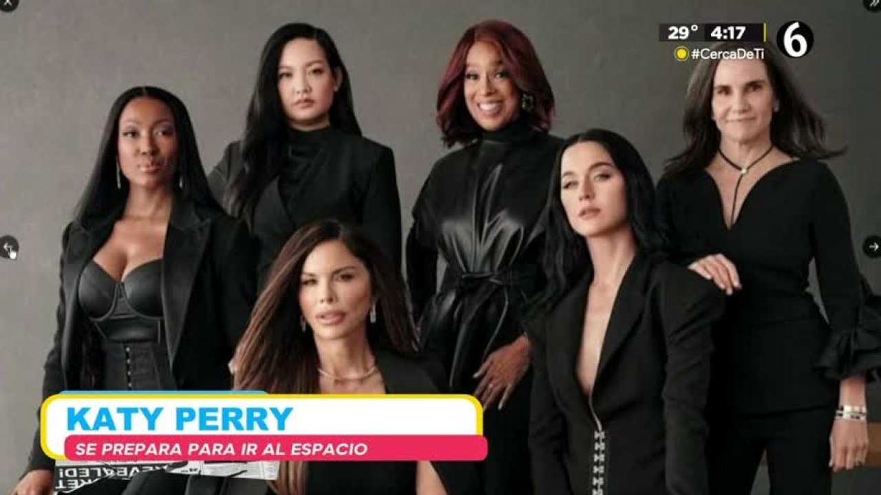 Katy Perry se prepara para ir al espacio