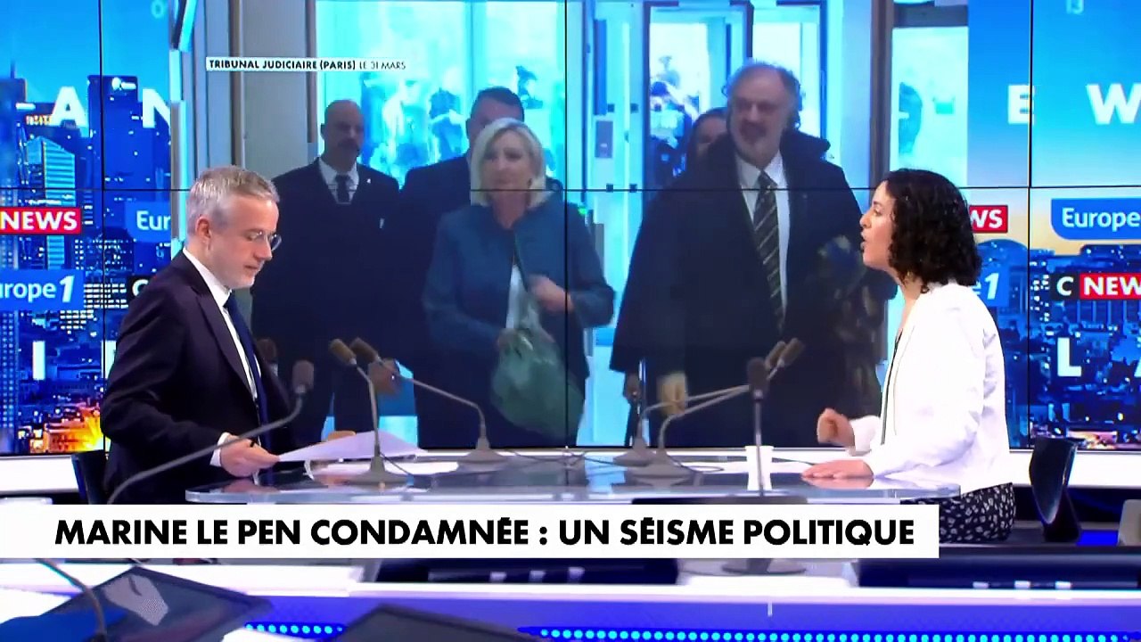 Manon Aubry : «Le RN et Marine Le Pen doivent assumer leurs actes»