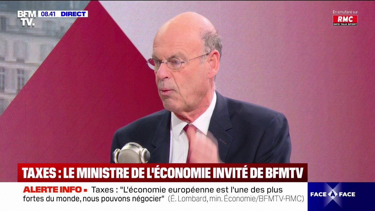 "Les États-Unis veulent siphonner l'économie du monde à leur profit", pointe Éric Lombard