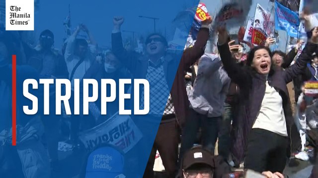 South Koreans react as court upholds President Yoon's impeachment