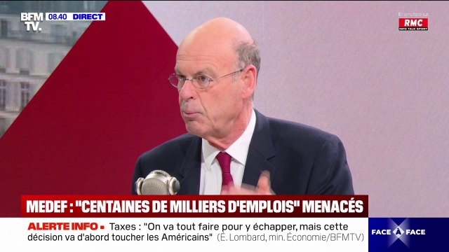 Droits de douane américains: Éric Lombard veut accompagner les entreprises exportatrices