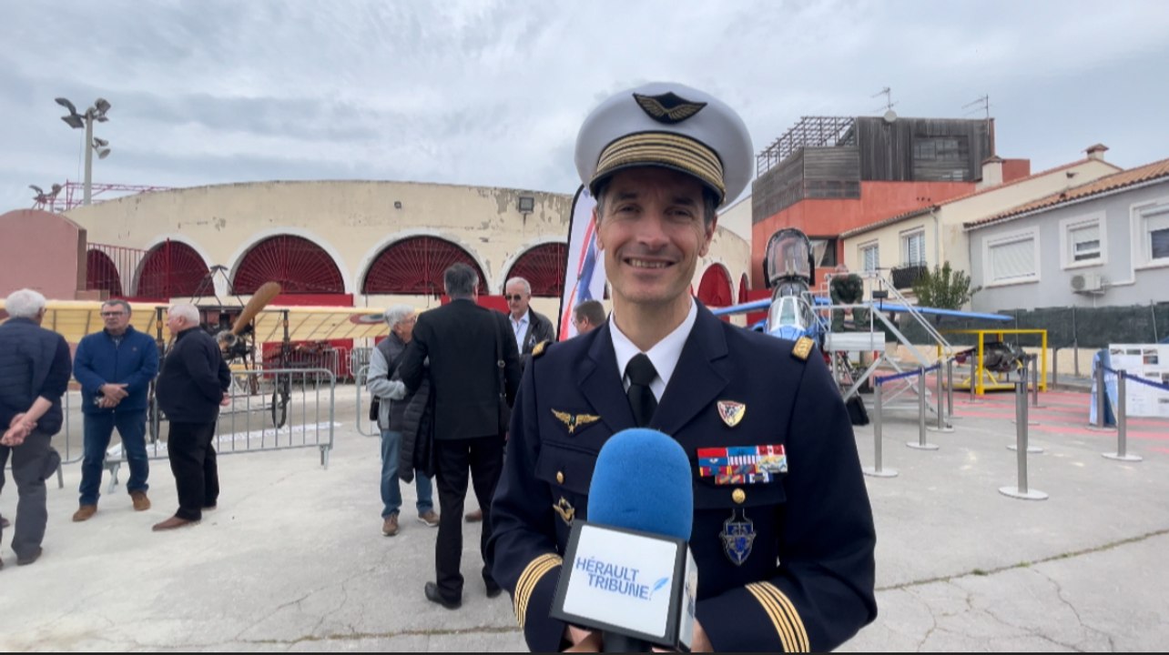 Lancement de la 1re Escadrille air jeunesse à Pérols : interview du colonel Sébastien Estève