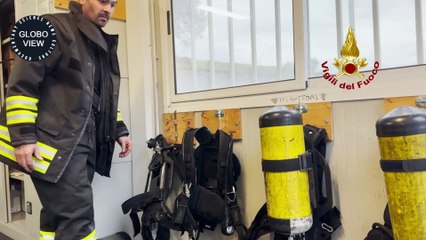 Naval Firefighting Exercise by the Fire Brigade, the video