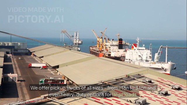 Affordable Pickup Truck Rental in Dubai | Fast & Reliable Service 24/7