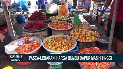 Pasca Lebaran, Harga Bumbu Dapur di Ambon Masih Tinggi Akibat Minimnya Pasokan