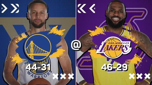 LeBron and Steph light up L.A. as Warriors win on the road